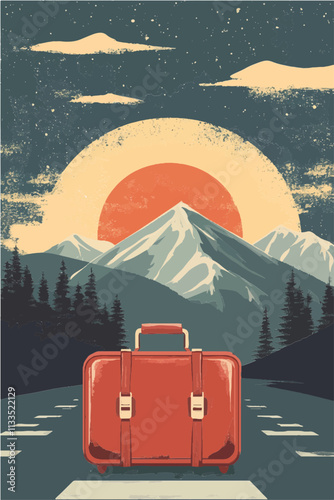Vektorgrafik aus dem Package: flat, retro, vintage, modern, art, zeitgeist, film, movie, poster, kunstdruck