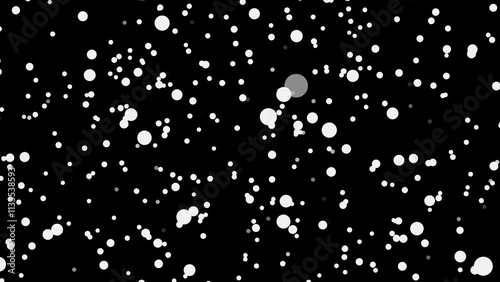 Minimalist Black and White Dot Pattern