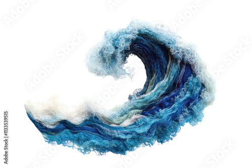 The Future of Ocean Waves in a Changing Climate isolated on transparent background photo