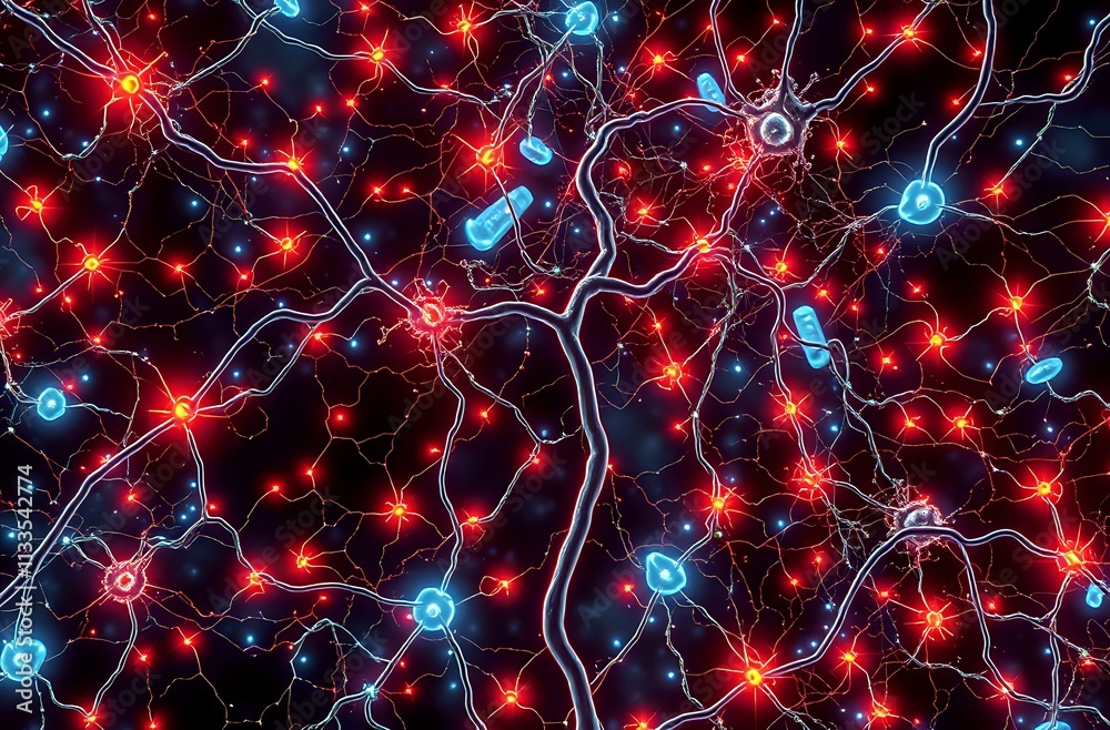 Vibrant Neon Road Network Vibrant Neon Road Network