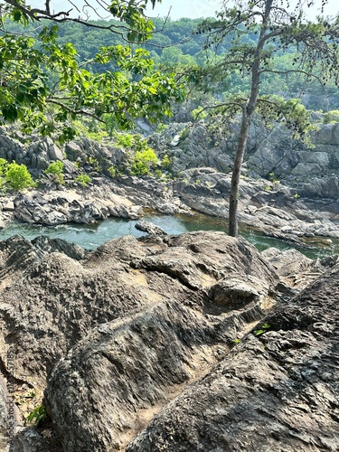 River Rocky cliffs Virginia landscape