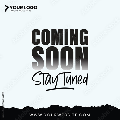 Coming Soon Announcement Banner Template