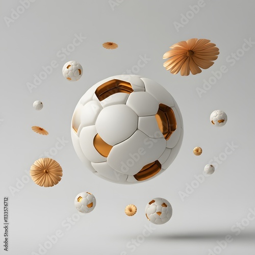 soccer ball in the net