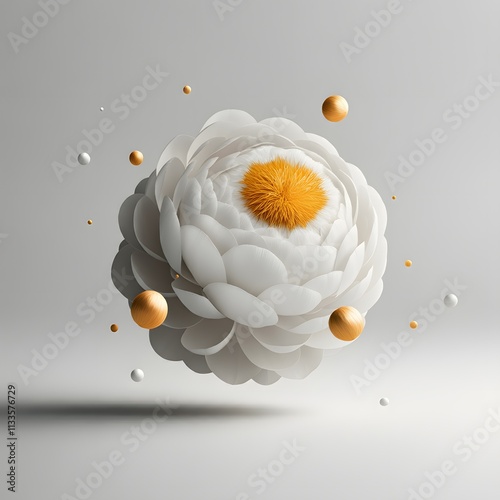 illustration of background with balloons