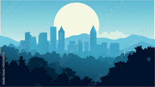 Urban Green- North Carolina's Cityscape.eps