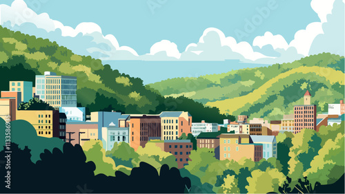 West Virginia's City in the Mountains.eps