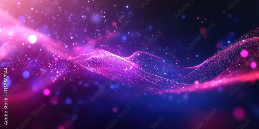 Fototapeta premium Digital Boom of Colorful Sparks