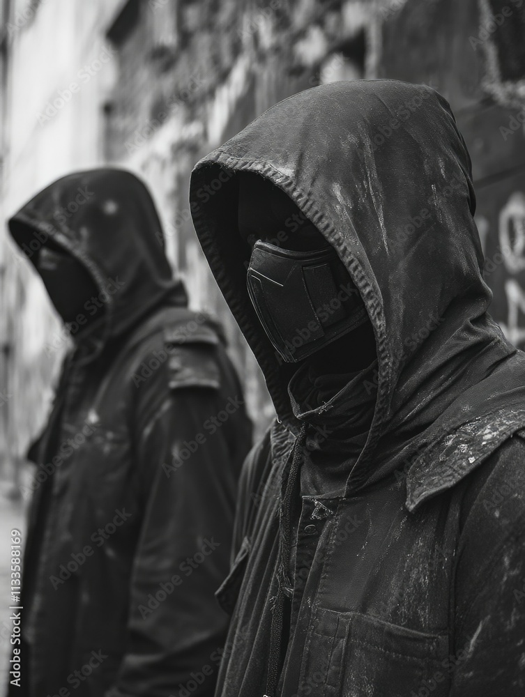 Anonymous Hooded Figure