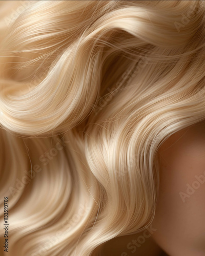 Photoshoot for Hair company featuring blonde brazillian hair bundles website stock images for hair brand crisp detail zoomed out shot with 50mm lens UHD