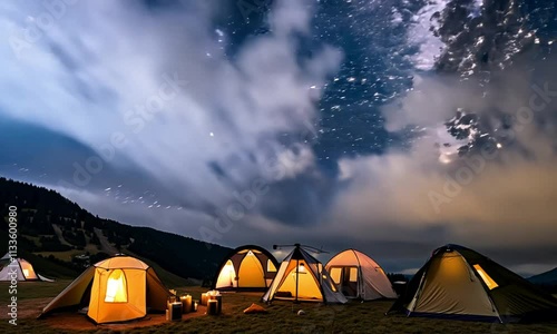 Camping at Milky Way Mountain Base photo