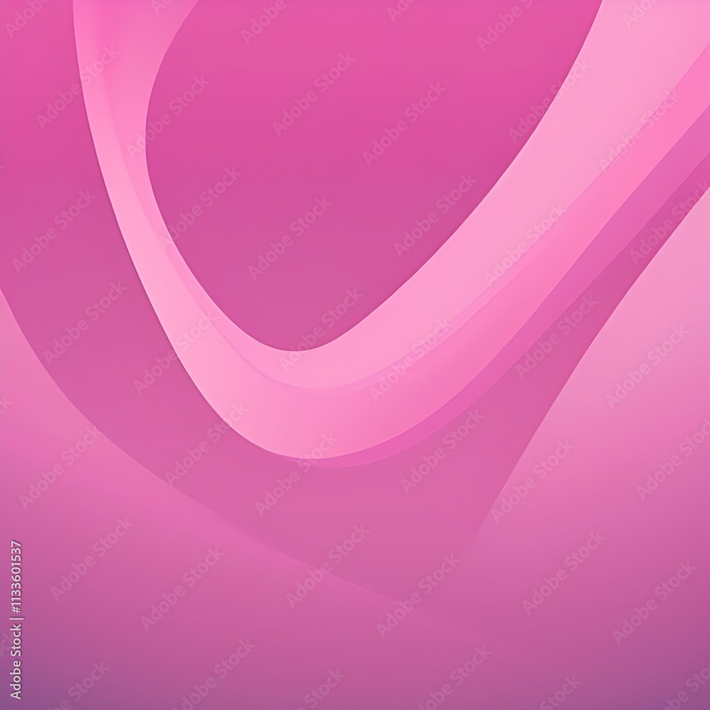 Fluid Pink Shape for Minimalist Design, AI-Powered Fluid Pink Shape for Minimalist Design, AI-Powered