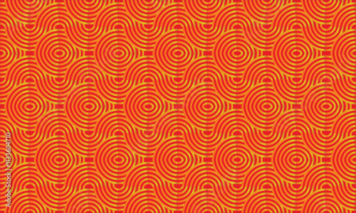 Vector Illustration of a Chinese circle background pattern
