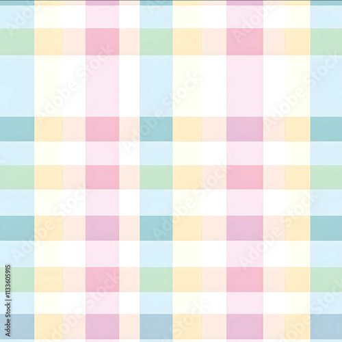 cute pastel colors gingham pattern background