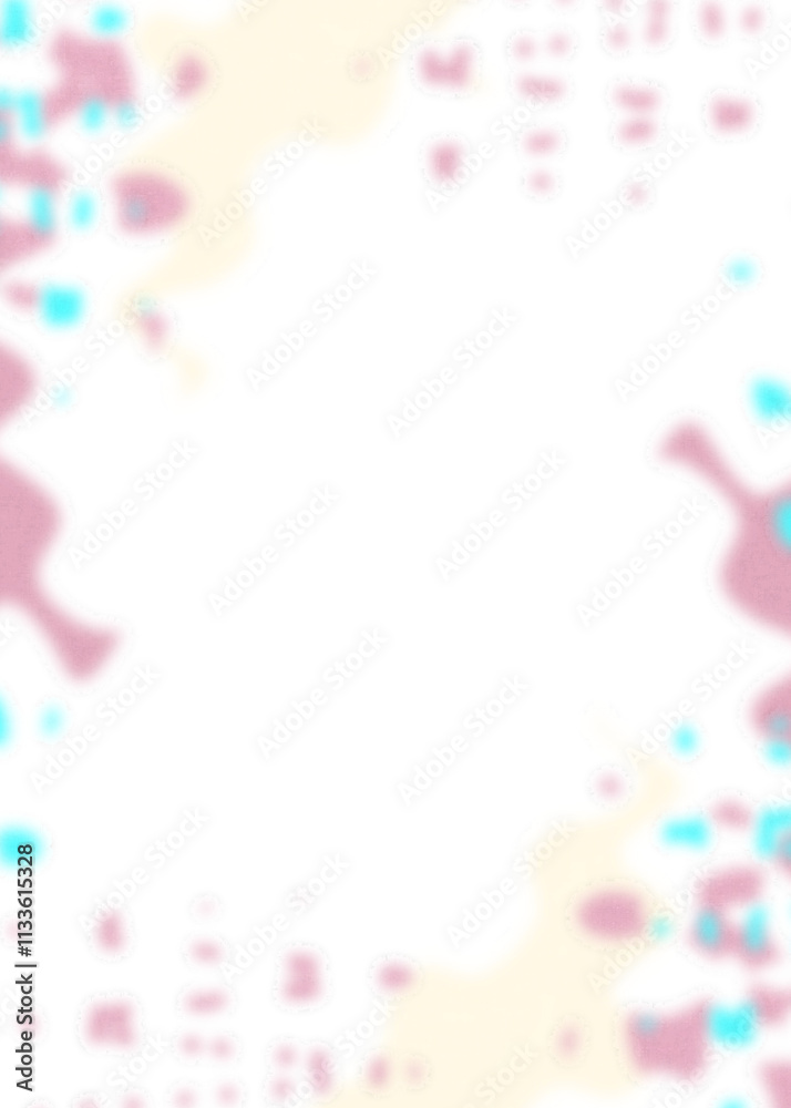 An abstract transparent psychedelic wavy vignette design element overlay. An abstract transparent psychedelic wavy vignette design element overlay.