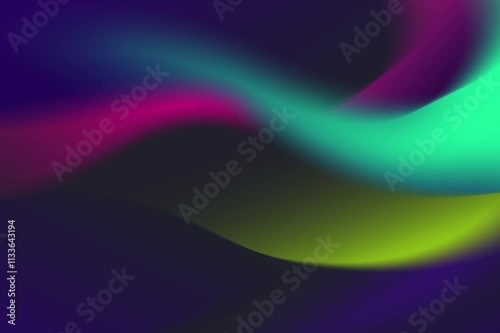 Animation Stylish abstract Background wave design with fluid curves and vibrant hues