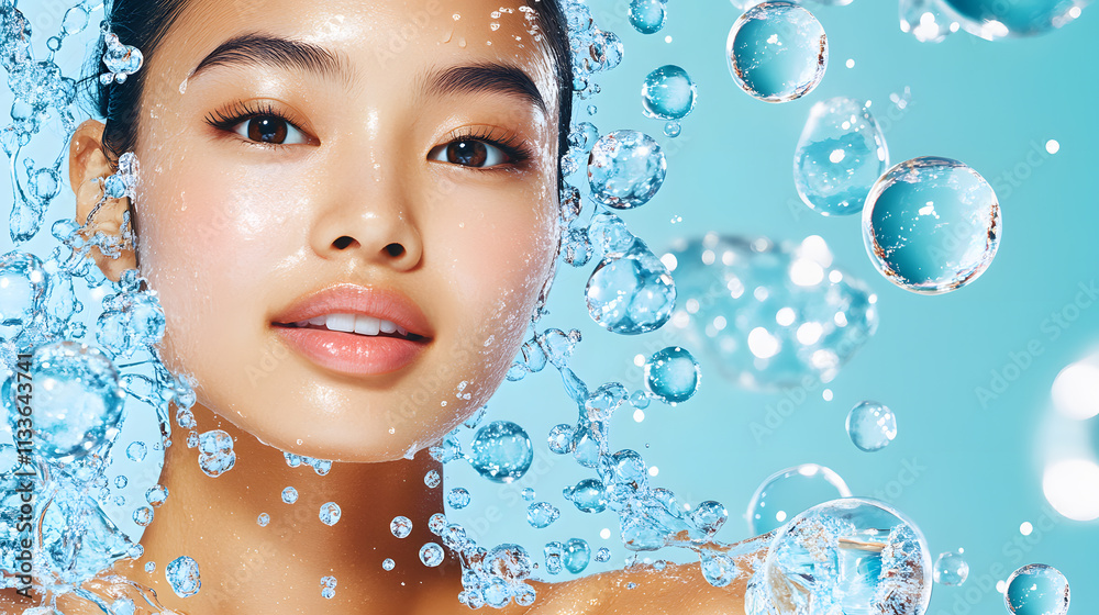 A Conceptual Exploration of Advanced Skincare and Cosmetic Innovation, Blending Organic Patterns, Bioluminescence, and Minimalist 3D Aesthetics A Conceptual Exploration of Advanced Skincare and Cosmetic Innovation, Blending Organic Patterns, Bioluminescence, and Minimalist 3D Aesthetics