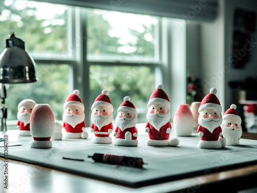  a diy christmas santa figurine project featuring adorable santa decoratio photo