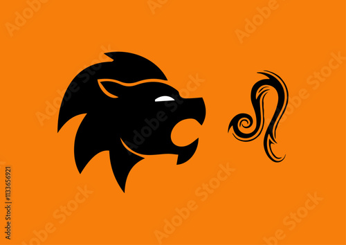 vector leo, lion, astrology symbols symbol drawings