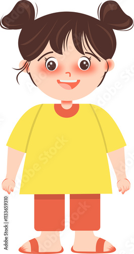 Illustrations of Characters with Various Expressions