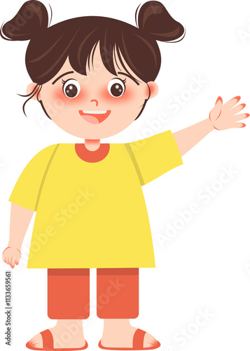 Illustrations of Characters with Various Expressions