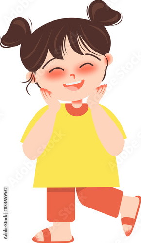 Illustrations of Characters with Various Expressions