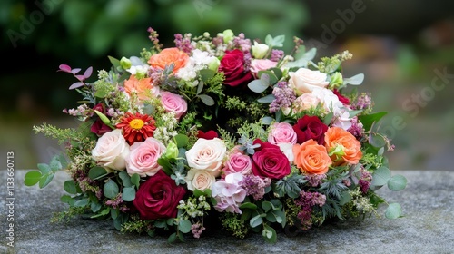 Serene Traditional Funeral Wreaths for Memorial Service Tribute