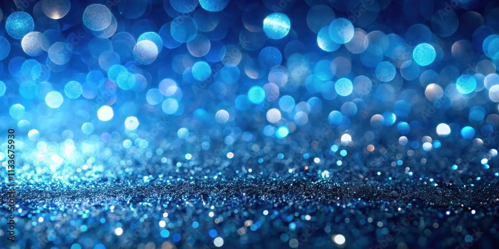 Blue Sparkle Glitter Bokeh Abstract Background, artistic bohemian vibe Blue Sparkle Glitter Bokeh Abstract Background, artistic bohemian vibe