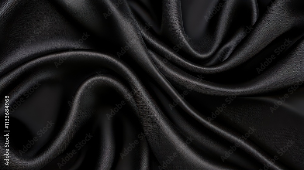 Smooth and rich cloth background in deep black. Smooth and rich cloth background in deep black.