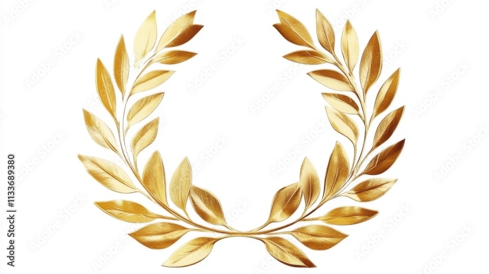 This elegant icon presents a winner's wreath design, perfect for awards. This elegant icon presents a winner's wreath design, perfect for awards.