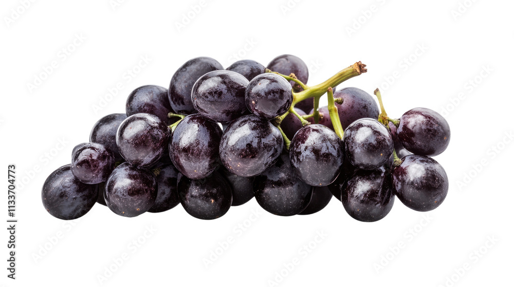 Luscious Black Grapes: A cluster of ripe, dark black grapes, glistening with juice, sits invitingly. The rich color and plump berries are perfect for showcasing healthy eating or winemaking. Luscious Black Grapes: A cluster of ripe, dark black grapes, glistening with juice, sits invitingly. The rich color and plump berries are perfect for showcasing healthy eating or winemaking.