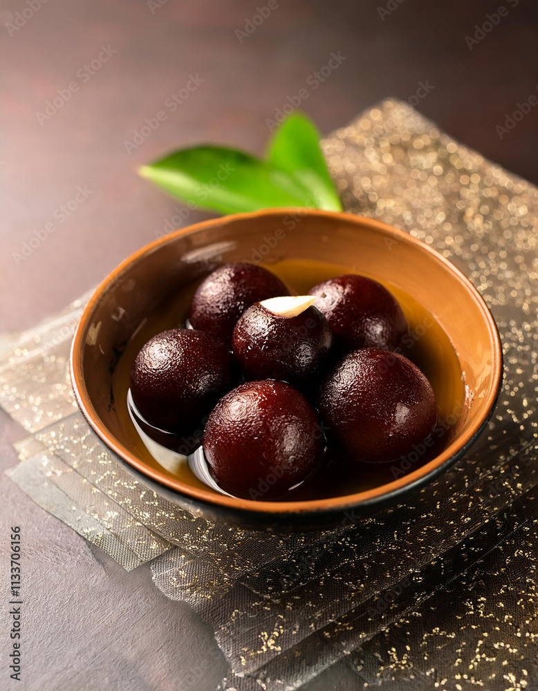 Kala Jamun or Black Gulab Jamun is a delicious and juicy sweet snack Kala Jamun or Black Gulab Jamun is a delicious and juicy sweet snack