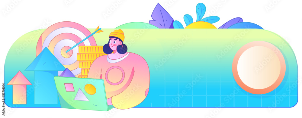 Marketing planning business characters flat vector concept operation hand drawn illustration
Marketing planning business characters flat vector concept operation hand drawn illustration