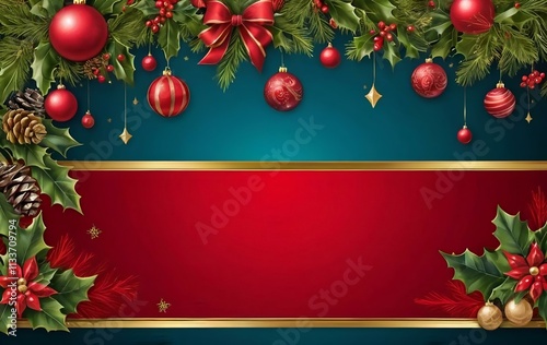 Christmas background image, winter, border, frame, banner, Christmas decoration