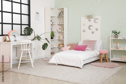 Interior of stylish childre...