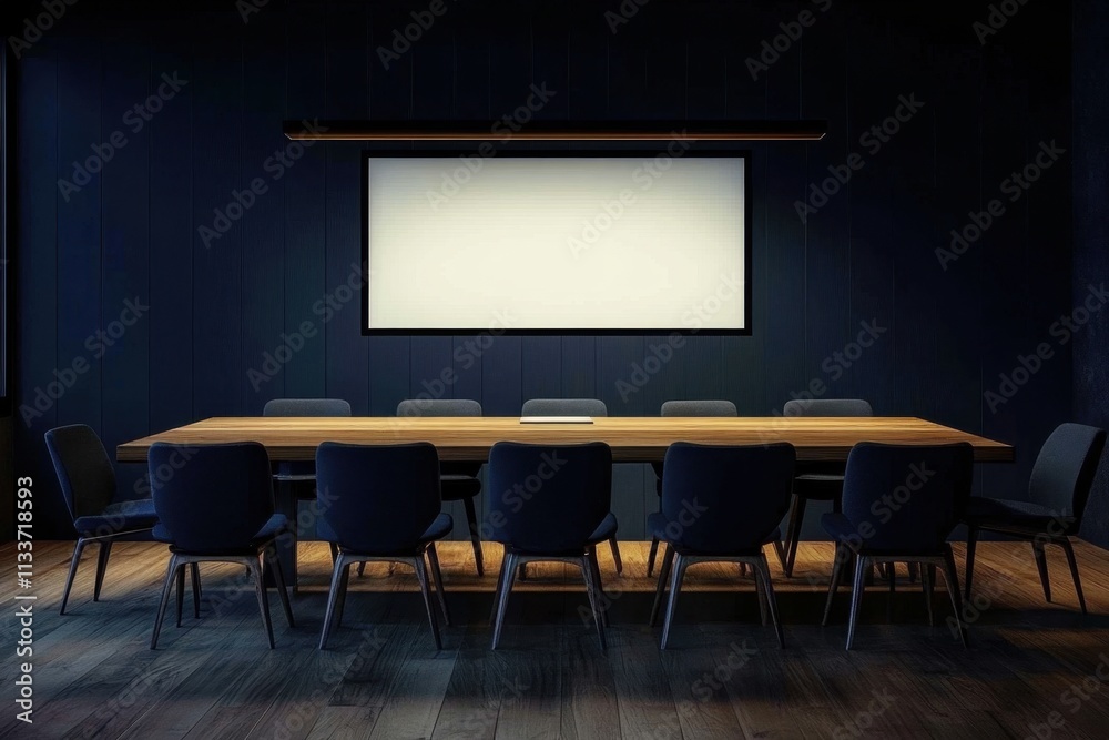 A serene meeting space awaits its first attendees. A serene meeting space awaits its first attendees.