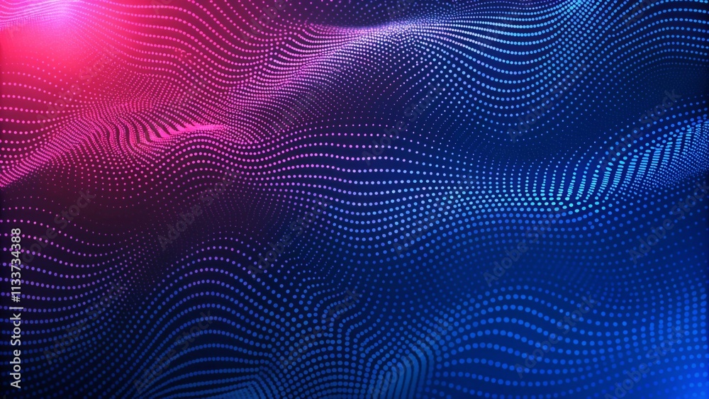 Abstract Waving Particle Technology Background Design. Abstract wave moving dots flow particles, hi-tech and big data background design for brochures, flyers, magazine, business card, banner. Vector
Abstract Waving Particle Technology Background Design. Abstract wave moving dots flow particles, hi-tech and big data background design for brochures, flyers, magazine, business card, banner. Vector