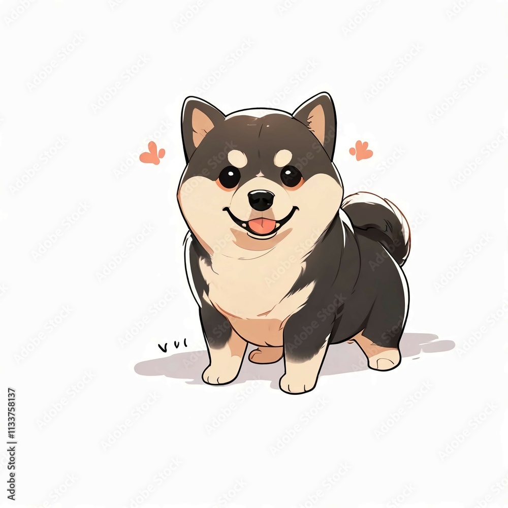 Obraz premium dog with bone