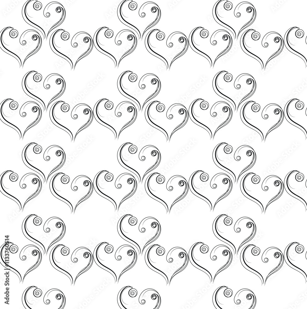 Hand drawn flat design simple flower outline Hand drawn flat design simple flower outline