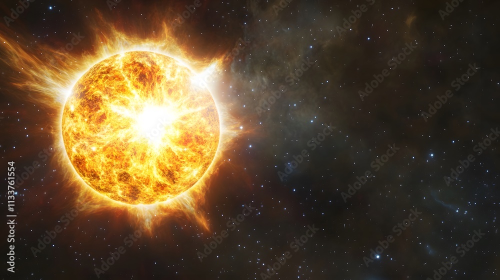 A Supernova Explodes In Distant Space A Supernova Explodes In Distant Space
