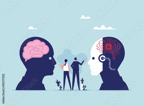 Analysis of data obtained from AI and people, Choosing a project that is suitable for AI or humans, Expertise or intelligence between humans and artificial intelligence