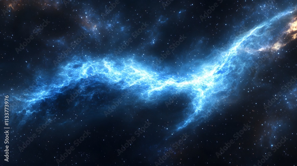 Fototapeta premium Celestial Nebula Cosmic Dust And Starscape