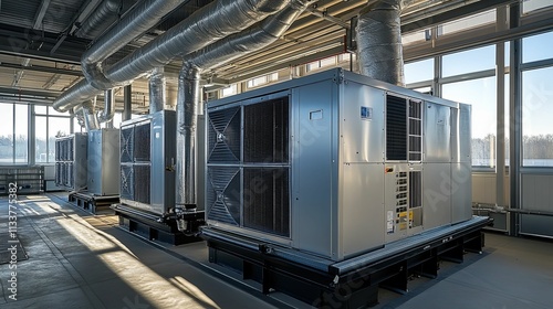 Industrial Air Conditioning Units And Ventilation System