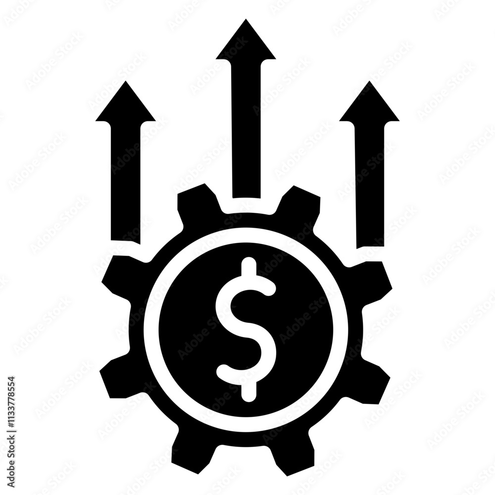 Growth Strategy Icon Element For Design Growth Strategy Icon Element For Design