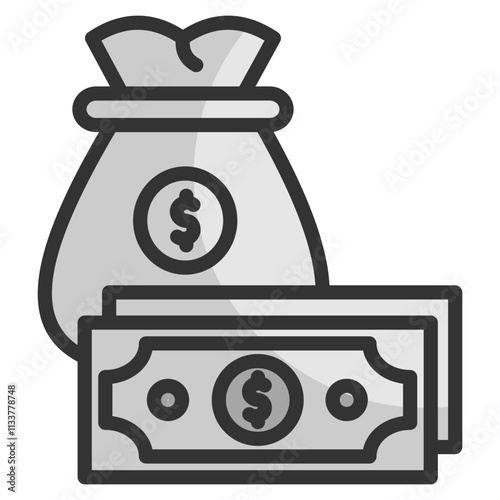 Revenue Streams  Icon Element For Design