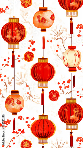 chinese new year pattern 