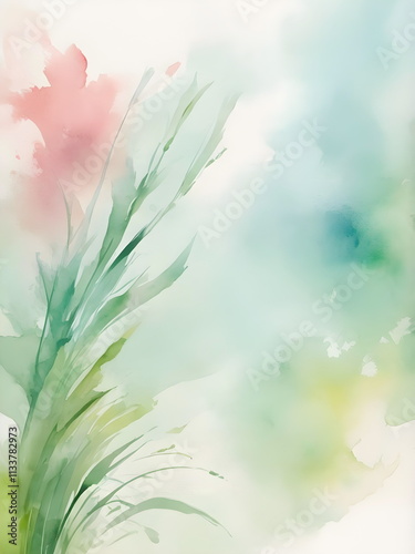 Abstract background with breeze in spring