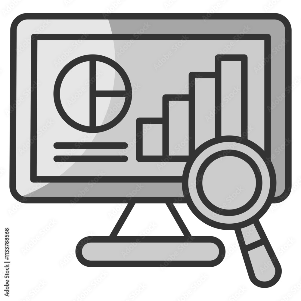 Market Research Icon Element For Design Market Research Icon Element For Design