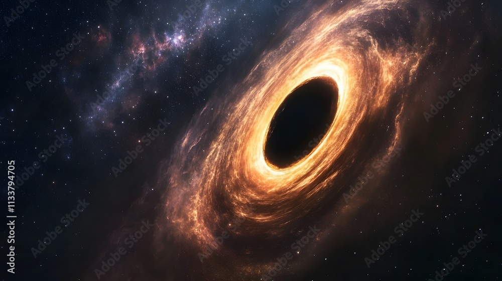 Accretion Disk Surrounding A Supermassive Black Hole Accretion Disk Surrounding A Supermassive Black Hole