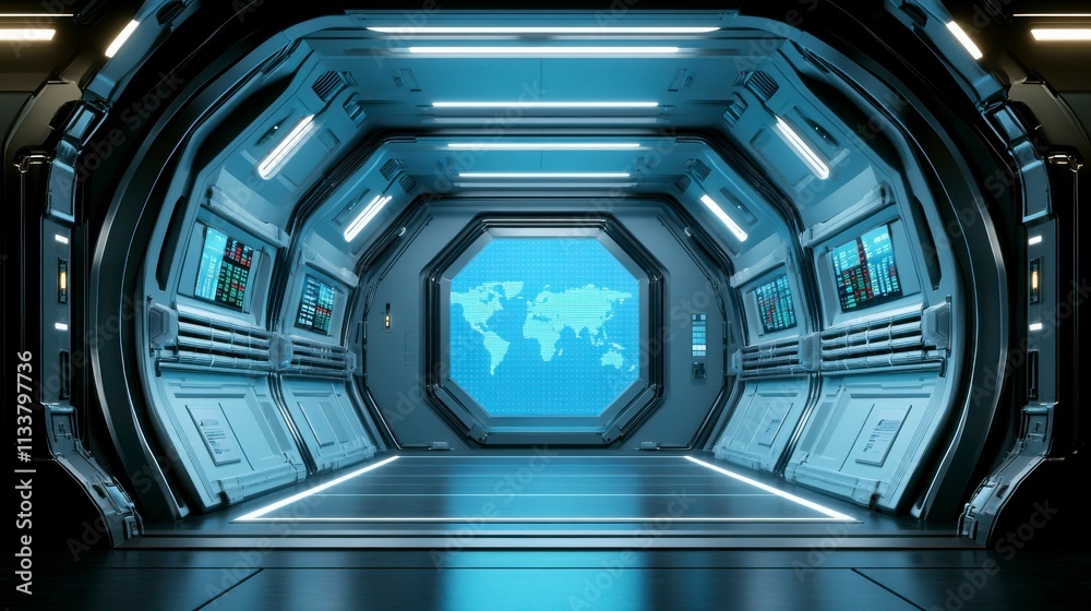 Obraz premium Digital blue screen displaying growing charts, graphs, and diagrams in a beautiful 3D animation illustrating stock market business data and financial information in a modern tech style