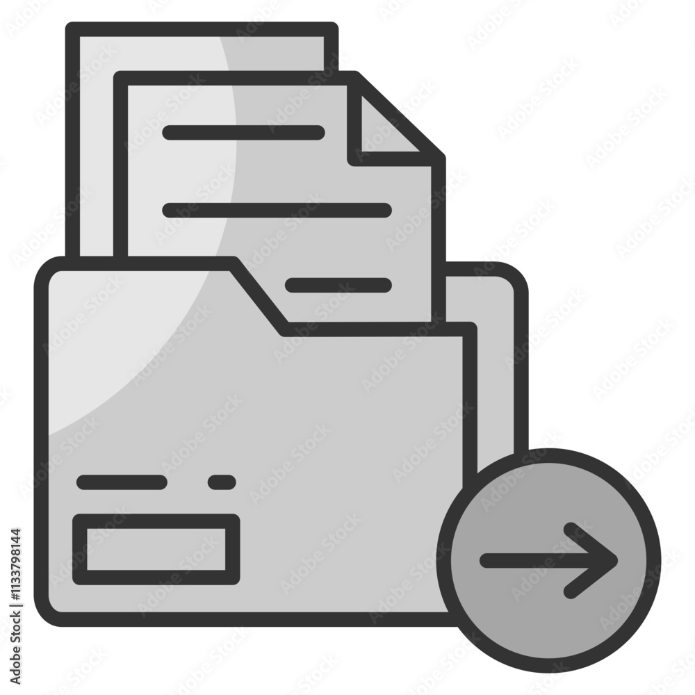 Document Export Icon Element For Design Document Export Icon Element For Design